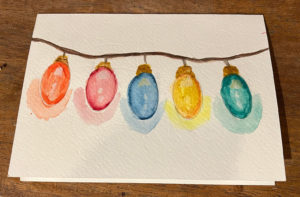 Watercolor Lightbulbs